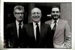 With Neil Kinnock and Tom Sawyer