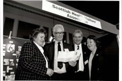 With Scottish Health Visitors Association